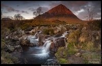 Sunrise at Buachaille Etive