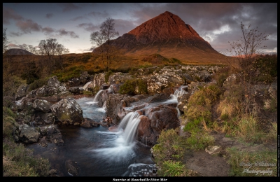 Sunrise at Buachaille Etive