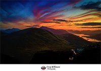 Loch Achtriochtan Sunset Drone
