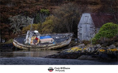 Old Boat - Drone