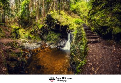 Puck's Glen Falls