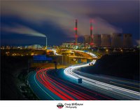 Light Trails - Ferrybridge