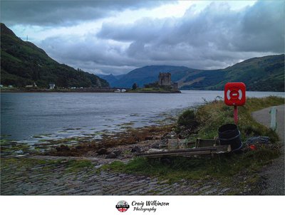 Eilean Donan Castle in a Scottish Landscape