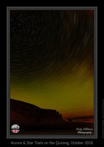 Aurora & Star Trails on the Quirang