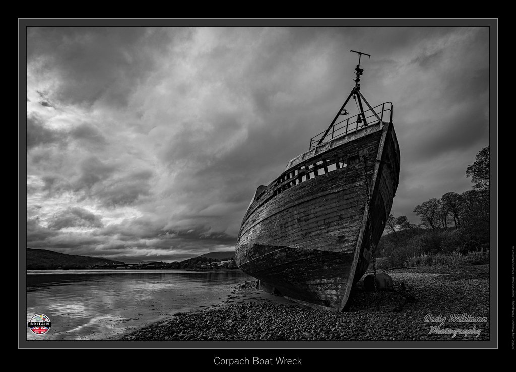 Old boat of Corpach