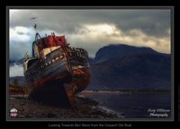 Looking Towards Ben Nevis from the Corpach Old Boat