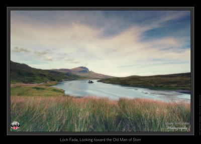 Loch Fada, Looking toward the Old Man of Storr
