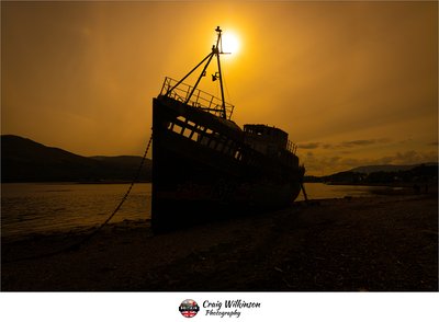 Old boat of Corpach