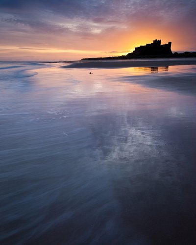 Boxing Day Sunrise at Bamburgh Castle