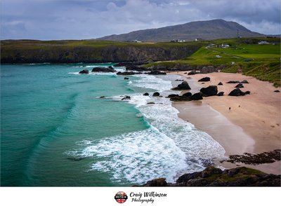 Serene Waves at Durness Beach